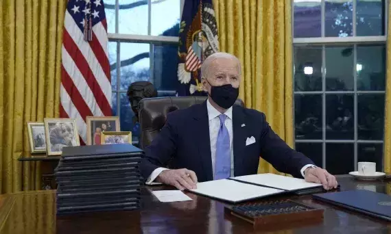 ആർ.എസ്​.എസ്​ ബന്ധമുള്ള ​ഡെമോക്രാറ്റുകളെ   സുപ്രധാന പദവികളിൽനിന്ന്​ ഒഴിവാക്കി ബൈഡൻ