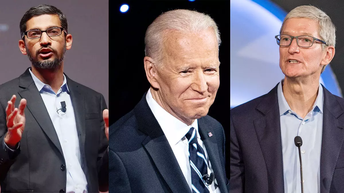 ബൈഡ​െൻറ കുടിയേറ്റ നയത്തിന്​ കൈയ്യടിച്ച്​ ഗൂഗ്​ളും ആപ്പിളും; ഇന്ത്യക്കാർക്കും​ ഗുണം ചെയ്യും