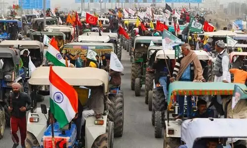 Farmers with Tractors
