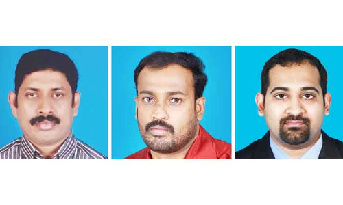 അടൂർ എൻ.ആർ.​െഎ ഫോറം കുവൈത്ത്​ ചാപ്റ്റർ ഭാരവാഹികൾ