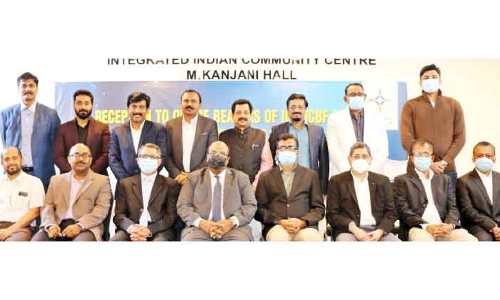 ഇ​ന്ത്യ​ൻ എം​ബ​സി അ​പെ​ക്സ് സം​ഘ​ട​നാ​സാ​ര​ഥി​ക​ൾ​ക്ക് ക​ൾ​ച​റ​ൽ ഫോ​റം സ്വീ​ക​ര​ണം