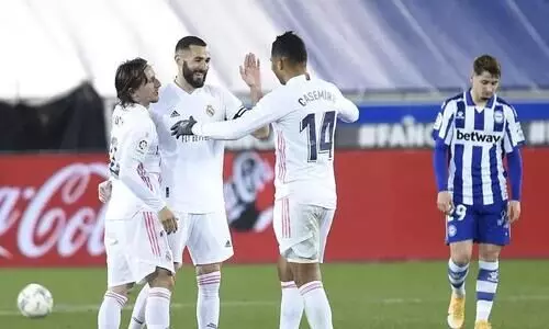 സി​ദാ​ന്​ ആ​ശ്വാ​സം; റ​യ​ലി​ന്​ ത​ക​ർ​പ്പ​ൻ ജ​യം