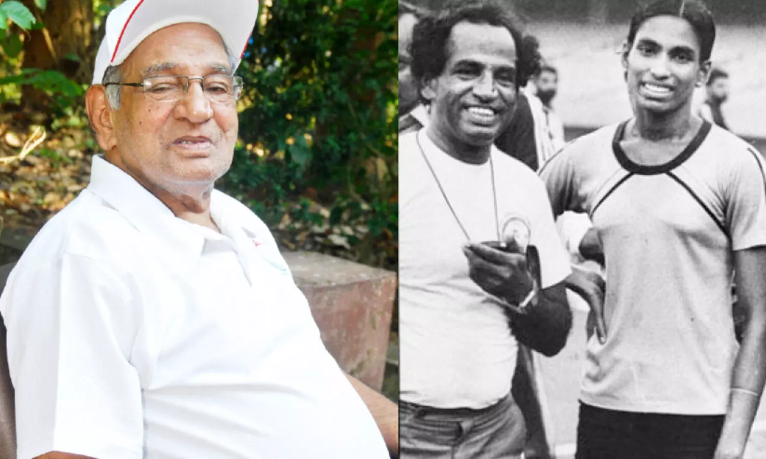 പ​ത്മ​ശ്രീ പു​ര​സ്​​കാ​ര​ത്തി​ള​ക്ക​ത്തി​ൽ പി.​ടി. ഉ​ഷ​യു​ടെ കോ​ച്ച്​ ഒ.​എം. ന​മ്പ്യാ​ർ