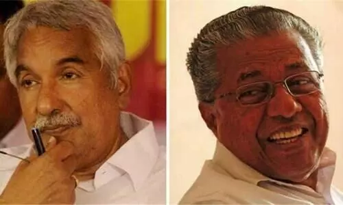 oommen chandy and pinarayi vijayan