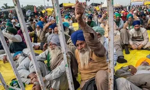 Farmer unions now announce plan to march towards Parliament on Budget day