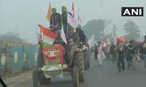Farmers with Tractors