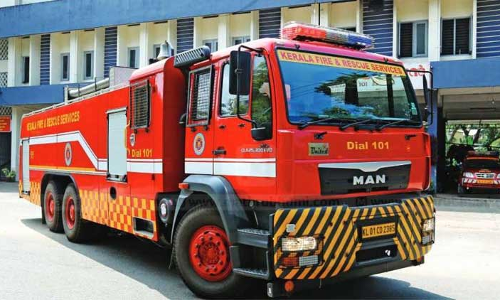 കോട്ടയം ജില്ലയിലെ മരുന്ന് സംഭരണശാലയിൽ 35,000 കിലോ ബ്ലീച്ചിങ് പൗഡർ; കാവലിന് അഗ്നിരക്ഷാസേന