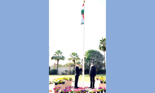 ഇ​ന്ത്യ​ൻ എം​ബ​സി​യി​ൽ റി​പ്പ​ബ്ലി​ക്​ ദി​നാ​ഘോ​ഷം