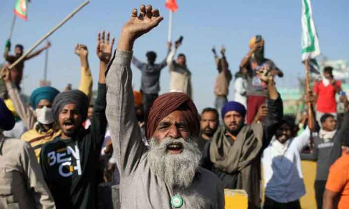 farmers protest