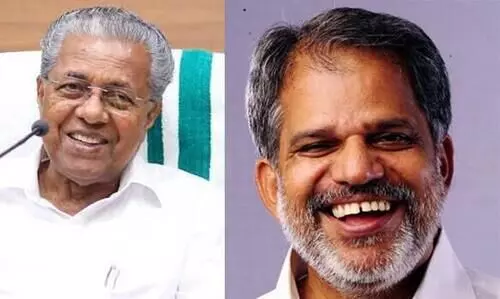a vijayaragavan and pinarayi vijayan