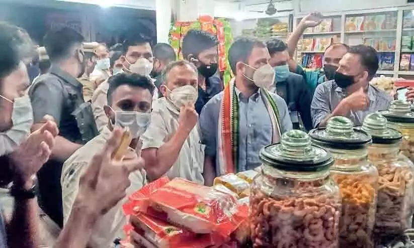 Rahuls Surprise Visit to Pathanamthitta