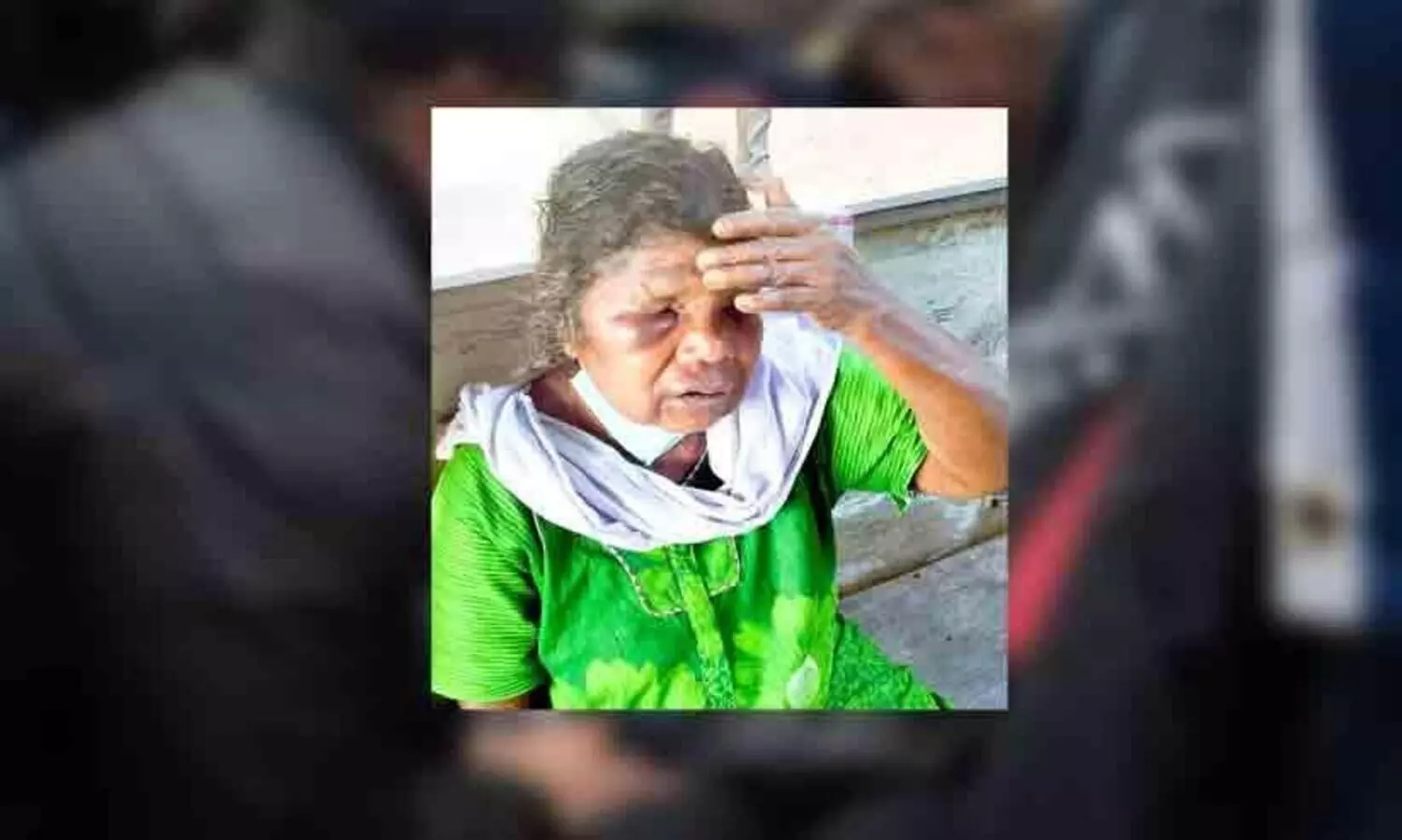 neighbors attack, Elderly woman seriously injured