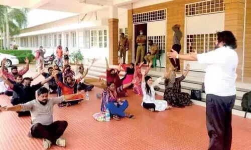 PG course mass failure; The students protested