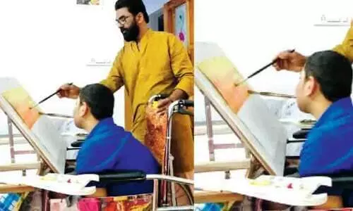 നിലച്ച ജീവിതങ്ങളെ തിരിച്ചുപിടിക്കുന്ന ജീവ​െൻറ വരകളുമായി കെ.ആർ.സി​