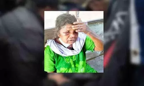 neighbors attack, Elderly woman seriously injured