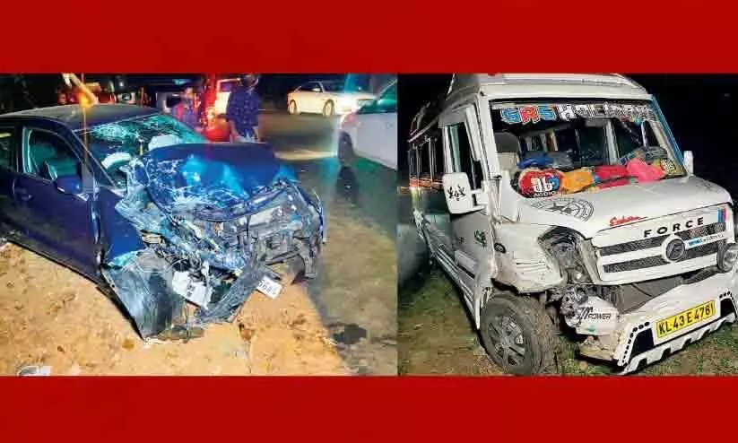 13 injured in car-traveler collision at Vattapara