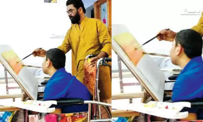 നിലച്ച ജീവിതങ്ങളെ തിരിച്ചുപിടിക്കുന്ന ജീവ​െൻറ വരകളുമായി കെ.ആർ.സി​