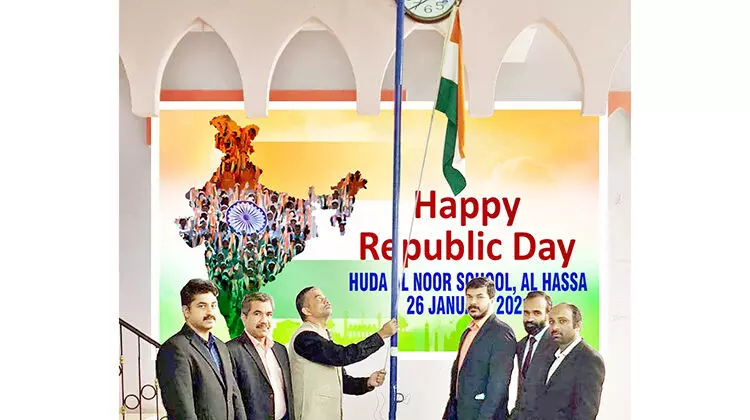 ഹുദ അൽനൂർ സ്കൂളിൽ റിപ്പബ്ലിക് ദിനം ആഘോഷിച്ചു ഹുദ അൽനൂർ സ്കൂളിൽ റിപ്പബ്ലിക് ദിനം ആഘോഷിച്ചു