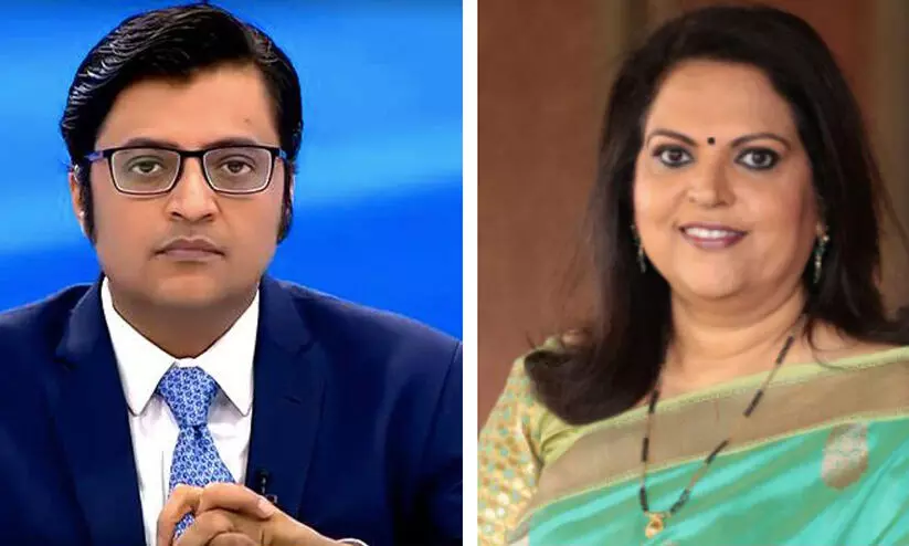 ടൈംസ്​ നൗ അവതാരകക്കെതിരെ കേസുമായി റിപ്പബ്ലിക്​ ടി.വി