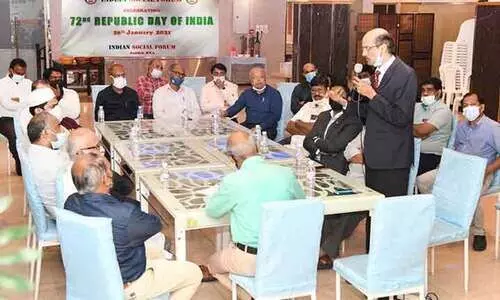 ഇ​ന്ത്യ​ൻ സോ​ഷ്യ​ൽ ഫോ​റം ജി​ദ്ദ ടേ​ബ്​​ൾ ടോ​ക്ക്   സം​ഘ​ടി​പ്പി​ച്ചു