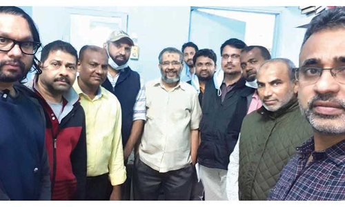 അ​സൈ​നാ​ർ ഇ​ട്ട​മ്മ​ലി​ന് കെ.​ഇ.​എ യാ​ത്ര​യ​യ​പ്പ് ന​ൽ​കി