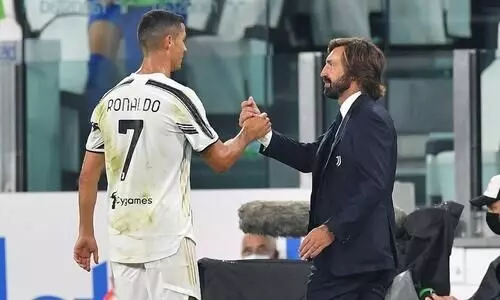 Andrea Pirlo and cristiano ronaldo
