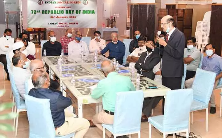 ഇന്ത്യൻ സോഷ്യൽ ഫോറം ജിദ്ദ ടേബ്ൾ ടോക്ക് സംഘടിപ്പിച്ചു ഇന്ത്യൻ സോഷ്യൽ ഫോറം ജിദ്ദ ടേബ്ൾ ടോക്ക് സംഘടിപ്പിച്ചു