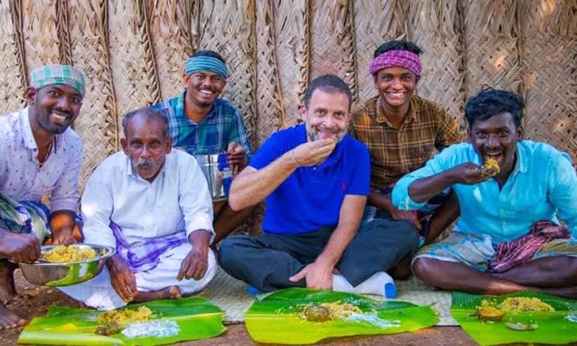 Rahul Gandhi -Tamil Food
