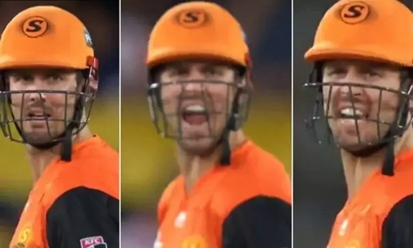 ഇല്ലാത്ത ഔട്ട്​ വിളിച്ചു; അമ്പയർക്കെതിരെ മോശം പദപ്രയോഗവുമായി മിച്ചൽ മാർഷ്​ VIDEO