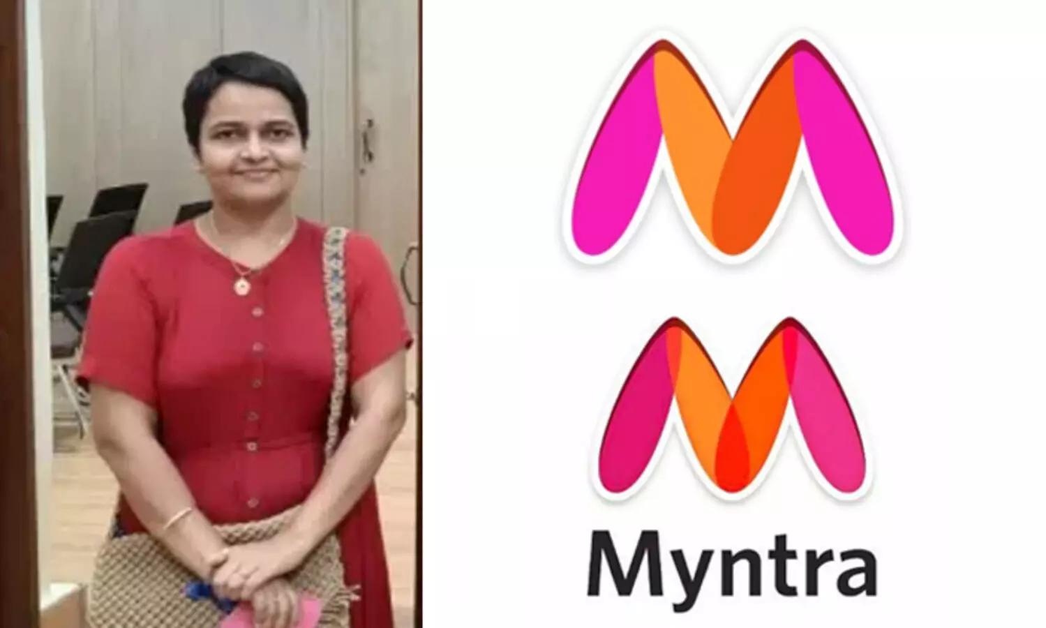 Naaz Patel, myntra logo new and old