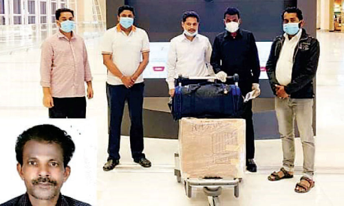 രേഖകളില്ലാതെ 23 വർഷം ബഹ്റൈനിൽ; രാജൻ നാടണഞ്ഞു