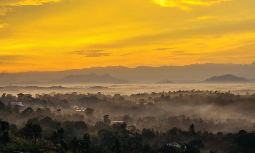 മ​ഞ്ഞിൽ കു​ളി​ച്ച്​ ചീ​ങ്ങേ​രി​മ​ല വി​ളി​ക്കു​ന്നു