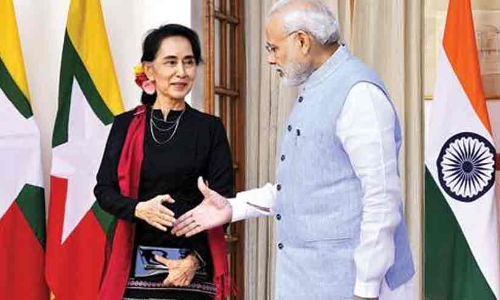 മ്യാൻമർ അട്ടിമറിയിൽ ആശങ്കയുമായി ഇന്ത്യ; ജനാധിപത്യം ഉയർത്തിപ്പിടിക്കണം