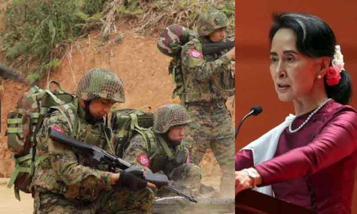 മ്യാൻമറിൽ സൈനിക അട്ടിമറി; ഒരുവർഷത്തേക്ക്​ അടിയന്തരാവസ്​ഥ പ്രഖ്യാപിച്ചു