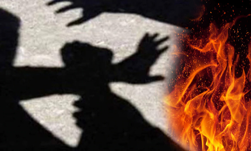 ലൈംഗികാതിക്രമം തടഞ്ഞ യുവതിയുടെ കുഞ്ഞിനെ തീയിലെറിഞ്ഞു