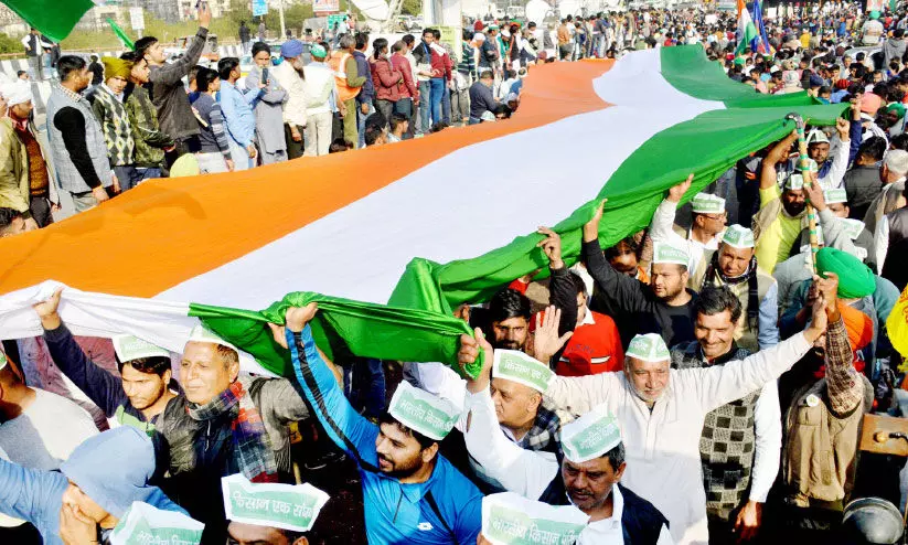 കർഷകപ്രക്ഷോഭത്തിന് പിന്തുണയുമായി കൂടുതൽ മഹാപഞ്ചായത്തുകൾ കർഷകപ്രക്ഷോഭത്തിന് പിന്തുണയുമായി കൂടുതൽ മഹാപഞ്ചായത്തുകൾ