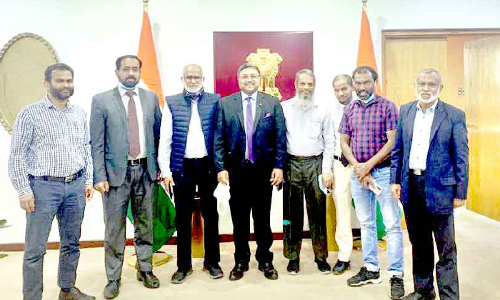 ഇ​ന്ത്യ​ൻ ഇ​സ്​​ലാ​ഹി സെൻറ​ർ നേ​താ​ക്ക​ൾ അം​ബാ​സ​ഡ​റുമായി ച​ർ​ച്ച ന​ട​ത്തി