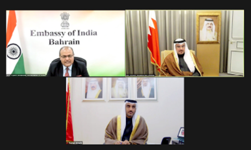 ഇ​ന്ത്യ​യും ബ​ഹ്റൈ​നും ത​മ്മി​ലെ ബ​ന്ധം ശ​ക്തം –കി​രീ​ടാ​വ​കാ​ശി