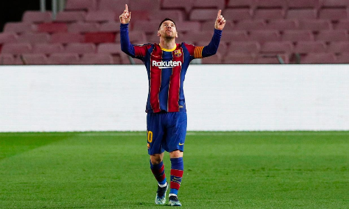 ബാഴ്​സക്കായി 650 ഗോൾ തികച്ച്​ മെസ്സി; ജയം, ലാലിഗയിൽ രണ്ടാമത്​
