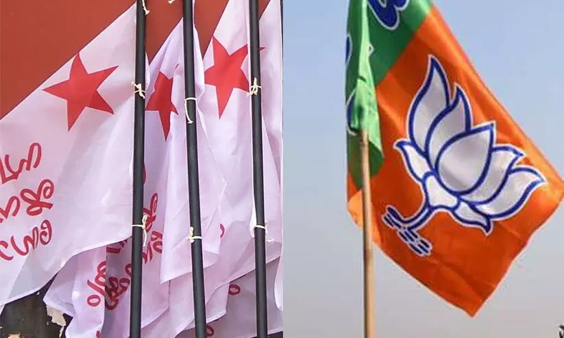 യൂനിവേഴ്‌സിറ്റി കോളജിന് മുന്നില്‍ എസ്.എഫ്.ഐ-ബി.ജെ.പി സംഘര്‍ഷം