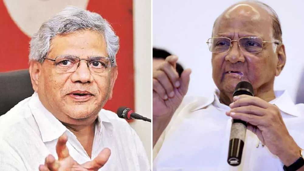 Sharath pawar and sitaram yechury