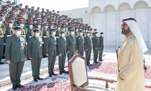 ബി​രു​ദ​ദാ​ന ച​ട​ങ്ങി​ൽ ശൈ​ഖ്​ മു​ഹ​മ്മ​ദ്​ എ​ത്തി