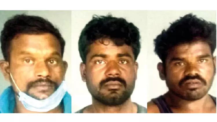 ലോറിയിൽനിന്ന് ടയർ, ഡീസൽ മോഷണം; മഹാരാഷ്ട്രാ സ്വദേശികൾ പിടിയിൽ ലോറിയിൽനിന്ന് ടയർ, ഡീസൽ മോഷണം; മഹാരാഷ്ട്രാ സ്വദേശികൾ പിടിയിൽ