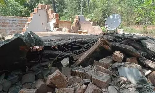 Complaint that the house of a tribal family was demolished