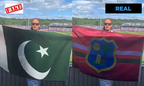 rihanna pak flag fake image