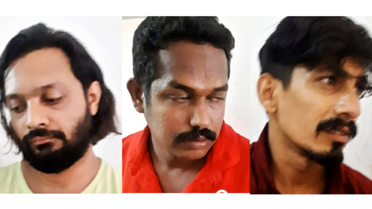 150 ഗ്രാം എം.ഡി.എം.എ മയക്കുമരുന്നുമായി മൂന്നുപേര് അറസ്റ്റില് 150 ഗ്രാം എം.ഡി.എം.എ മയക്കുമരുന്നുമായി മൂന്നുപേര് അറസ്റ്റില്