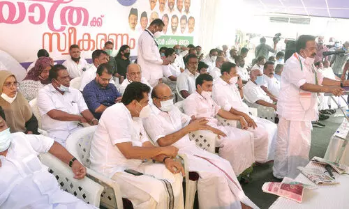 െഎശ്വര്യ കേരള യാത്ര ഇന്ന്​ ജില്ല വിടും