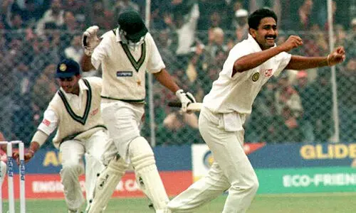 ഫിറോസ്​ ഷാ കോട്​ലയിൽ പാകിസ്​താനെതിരായ കുംബ്ലെയുടെ പെർഫെക്​ട്​ 10ന്​ 22 വയസ്സ്​