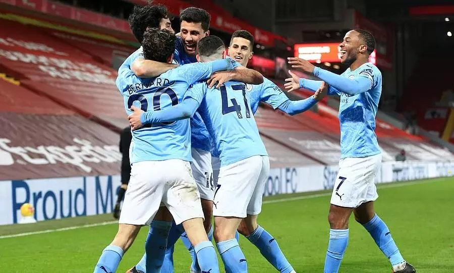 അലിസണിന്‍റെ മണ്ടത്തരങ്ങൾ വിനയായി; ആൻഫീൽഡിൽ ലിവറൂരിയെടുത്ത്​ സിറ്റി