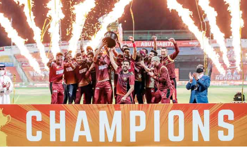 നോ​ർ​ത്തേ​ൺ വാ​രി​യേ​ഴ്​​സ്​ ക​പ്പെ​ടു​ത്തു; അ​ബൂ​ദ​ബി ടി 10​ന്​ കൊ​ടി​യി​റ​ക്കം